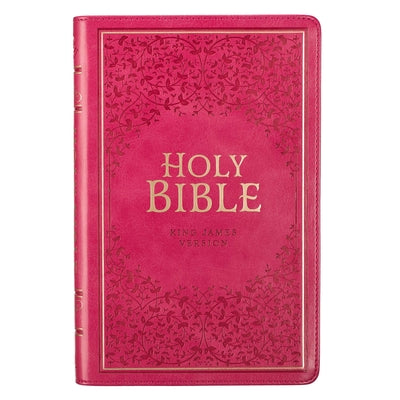 KJV Deluxe Gift Bible Indexed Pink (Red Letter Edition)