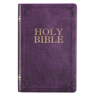 KJV Deluxe Gift Bible Indexed Purple (Red Letter Edition)