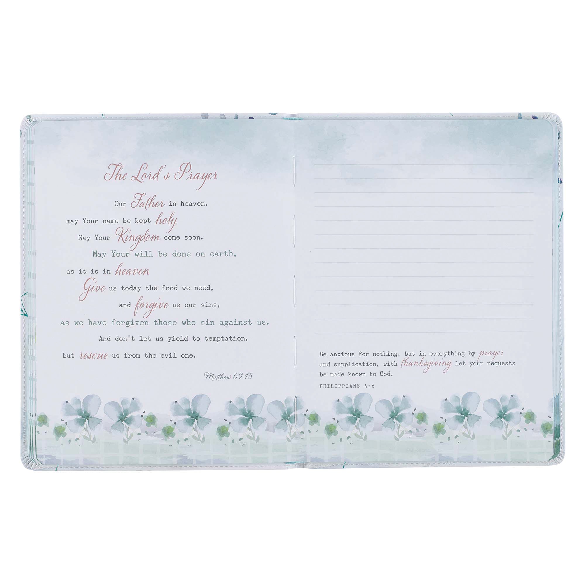 Prayer Journal For Women: Be Still, Floral