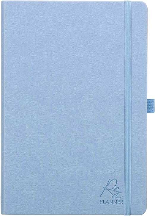 Undated 6-Month Daily Diary/Planner: Rolene Strauss Light Blue