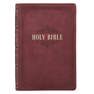 KJV Giant Print Bible Indexed Burgundy (Red Letter Edition)