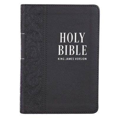 KJV Compact Large Print Bible Black (Red Letter Edition)
