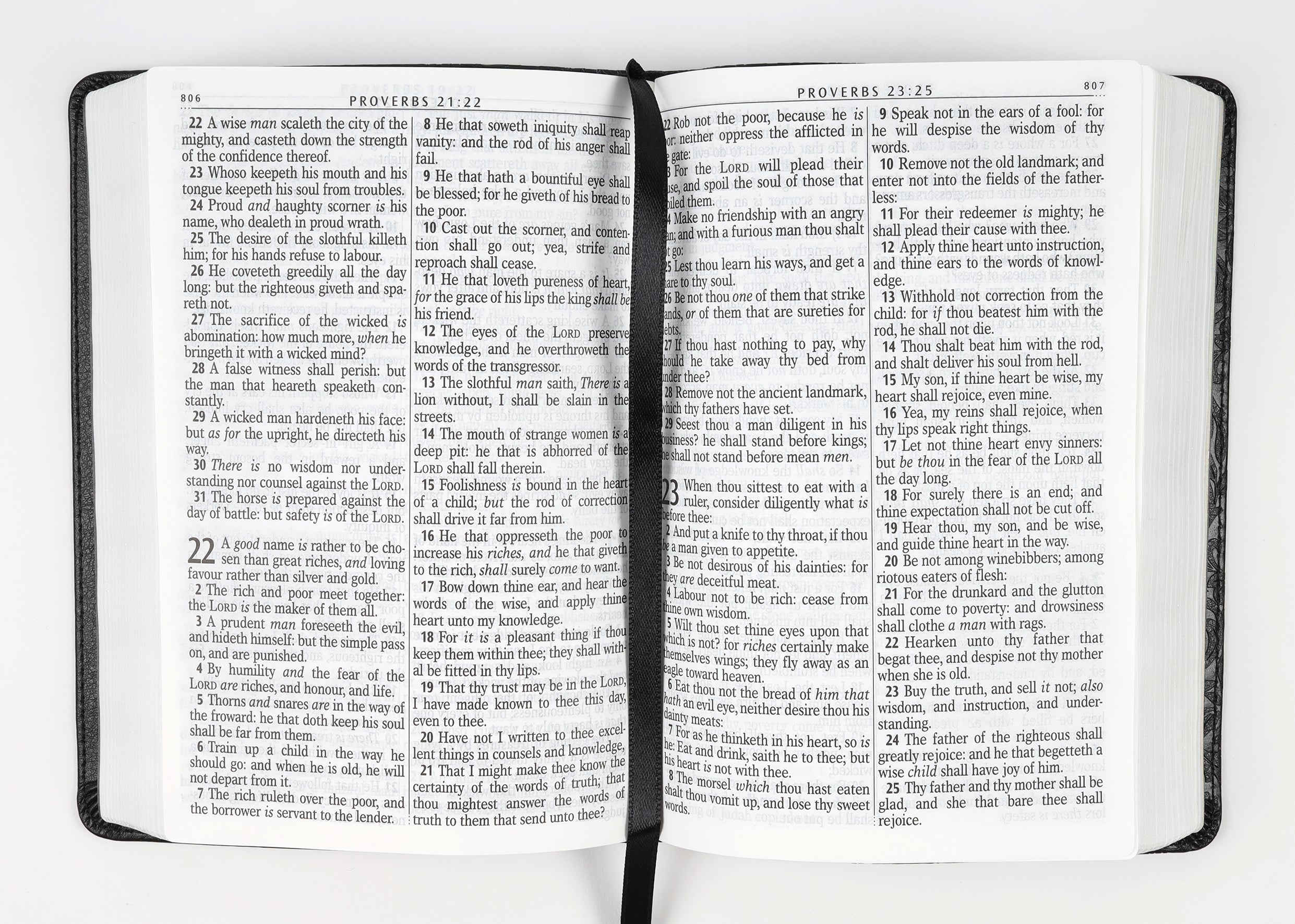 KJV Compact Large Print Bible Black (Red Letter Edition)