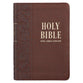 KJV Compact Large Print Bible Brown (Red Letter Edition)