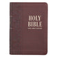 KJV Compact Large Print Bible Brown (Red Letter Edition)