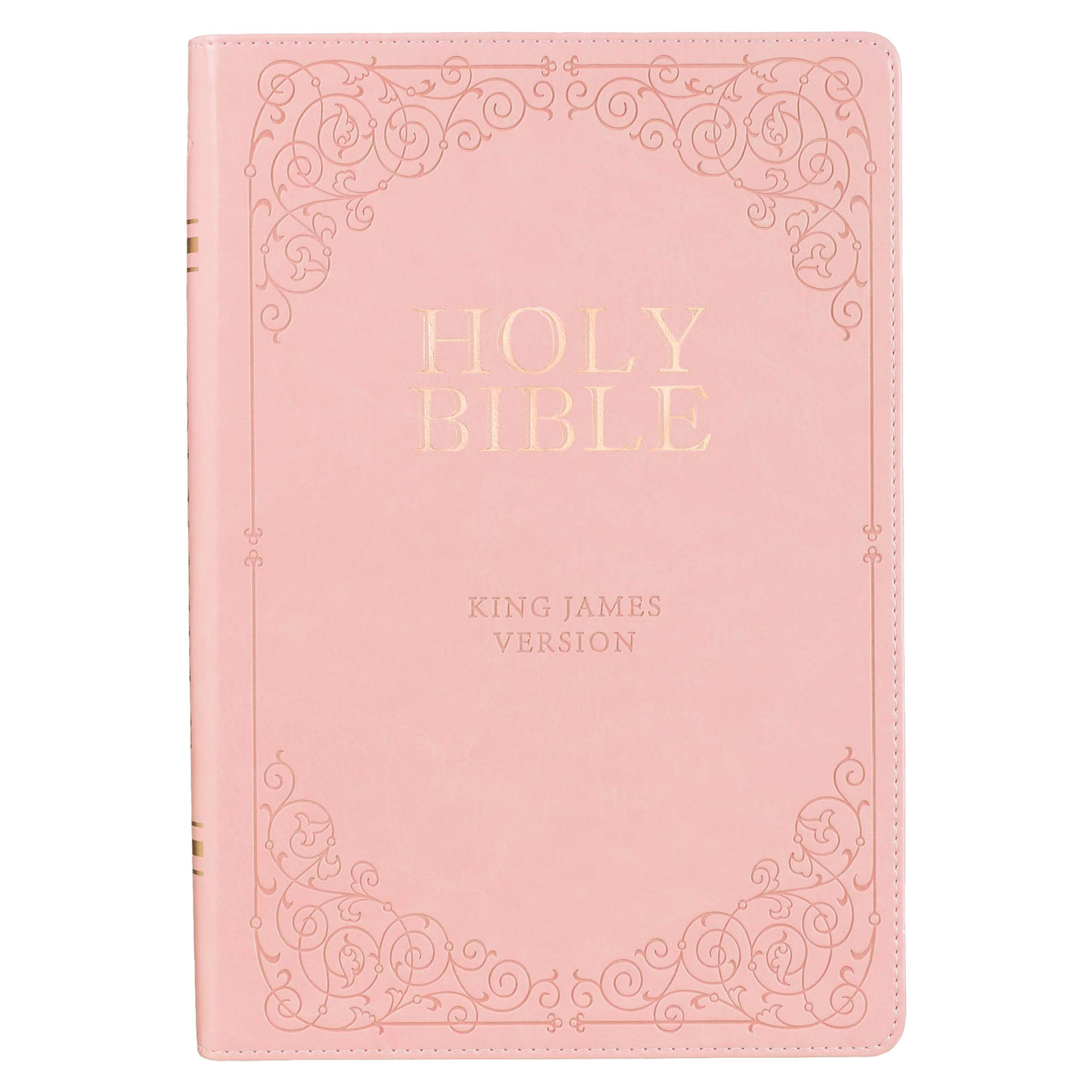 KJV Giant Print Bible Indexed Pink (Red Letter Edition)