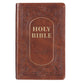 KJV Giant Print Bible Indexed Brown (Red Letter Edition)