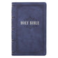 KJV Giant Print Bible Indexed Dark Blue (Red Letter Edition)