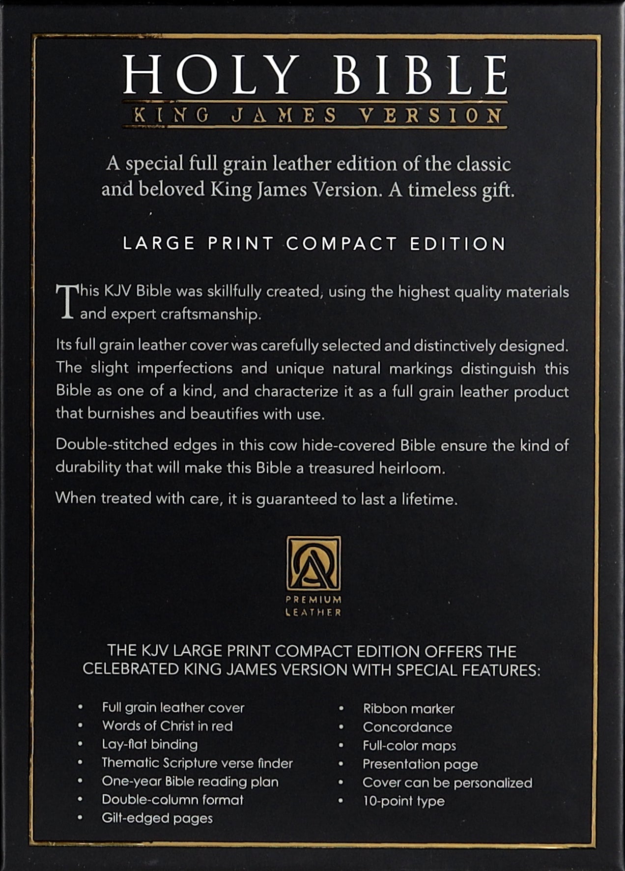 KJV Compact Large Print Bible