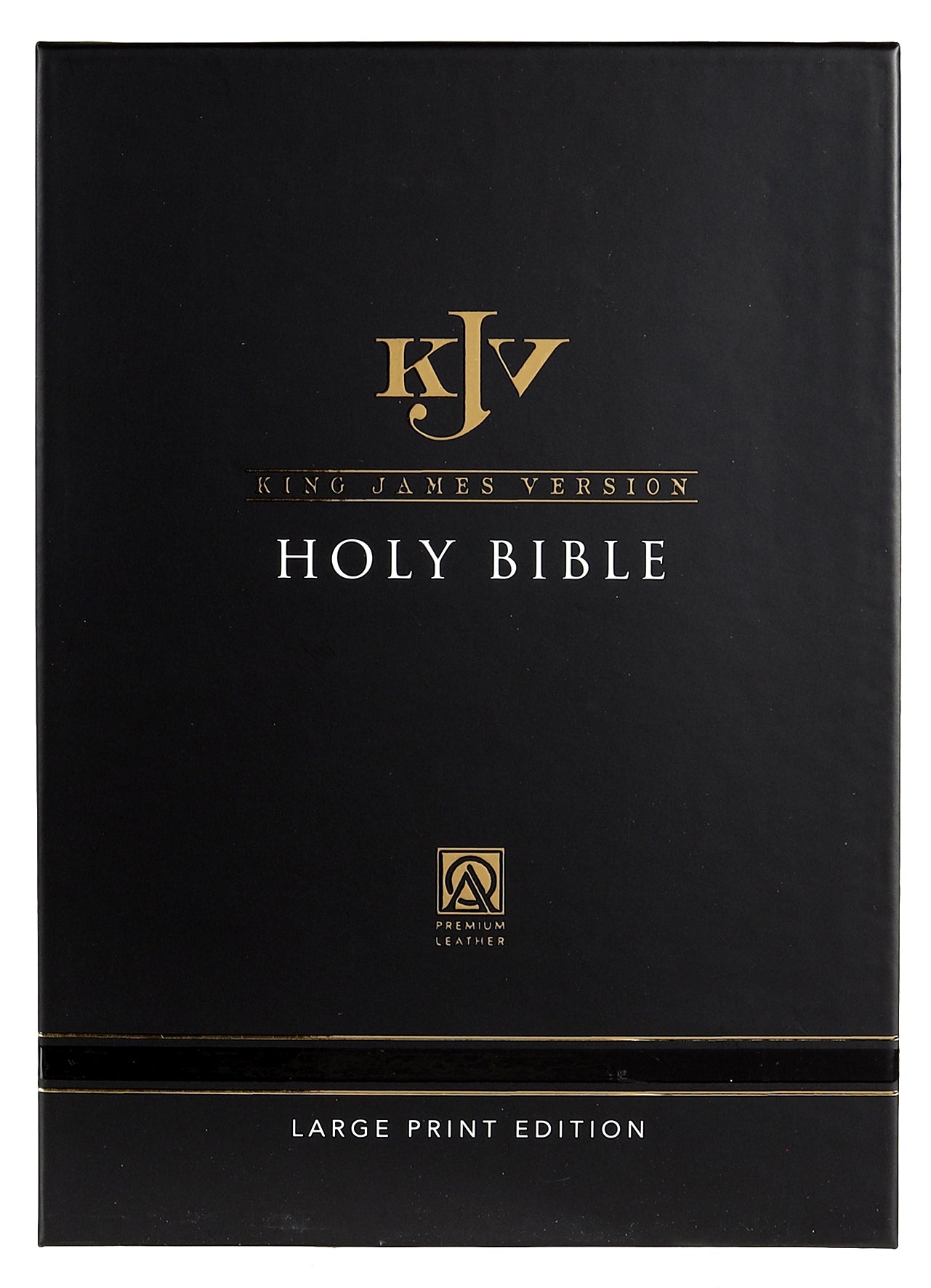 KJV Large Print Thinline Bible Black