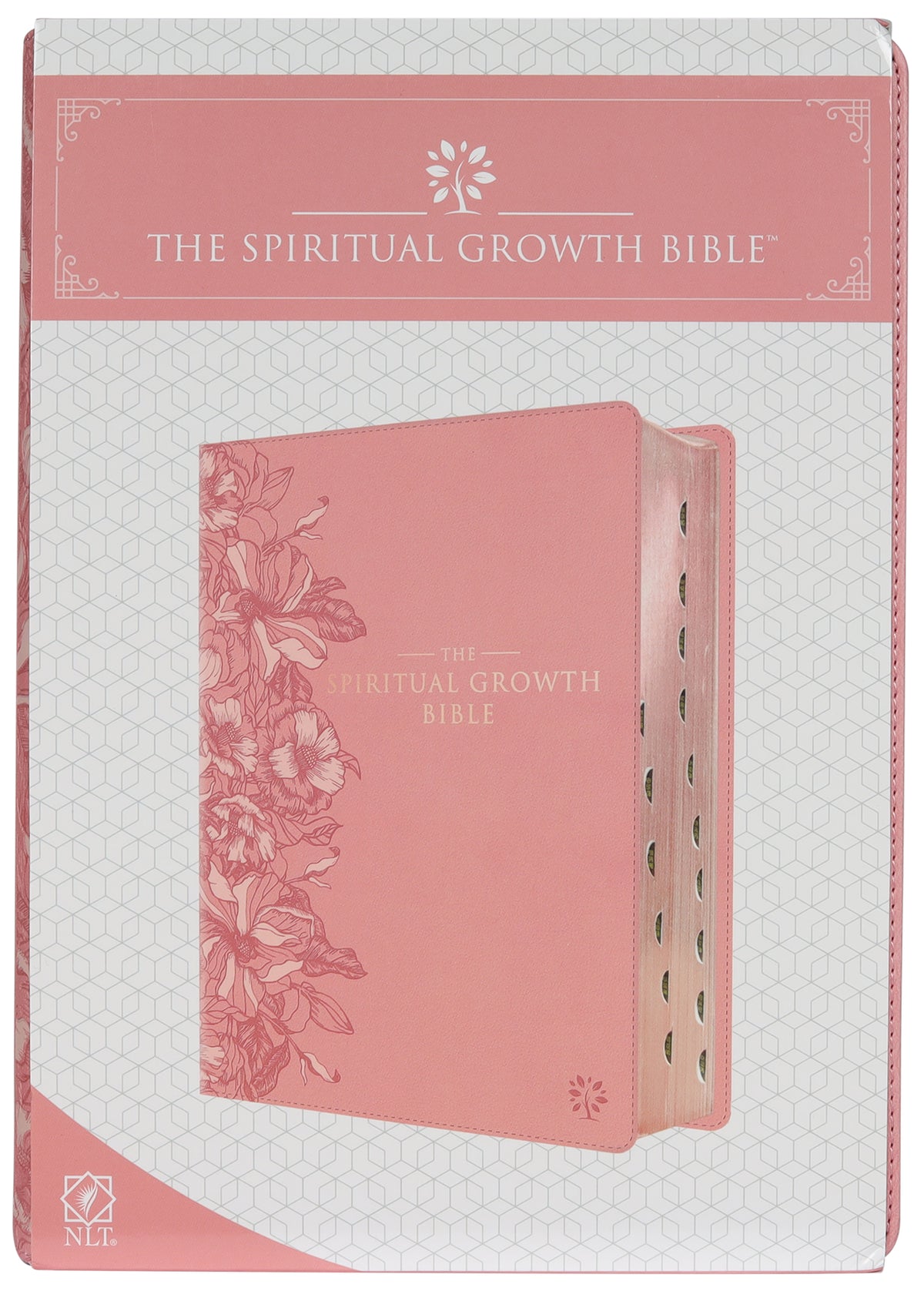 NLT Spiritual Growth Bible Pink Indexed