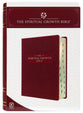 NLT Spiritual Growth Bible Berry Indexed