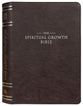 NLT Spiritual Growth Bible Espresso Brown Indexed