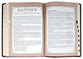 NLT Spiritual Growth Bible Espresso Brown Indexed