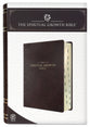 NLT Spiritual Growth Bible Espresso Brown Indexed