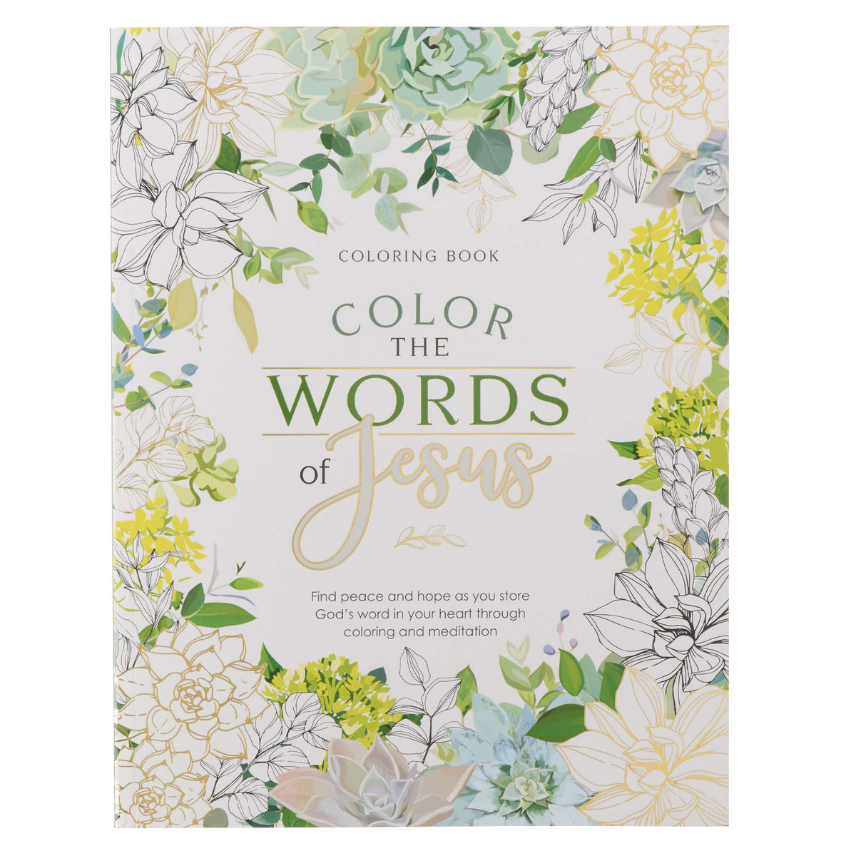 Color the Words of Jesus (Adult Coloring Books Series)