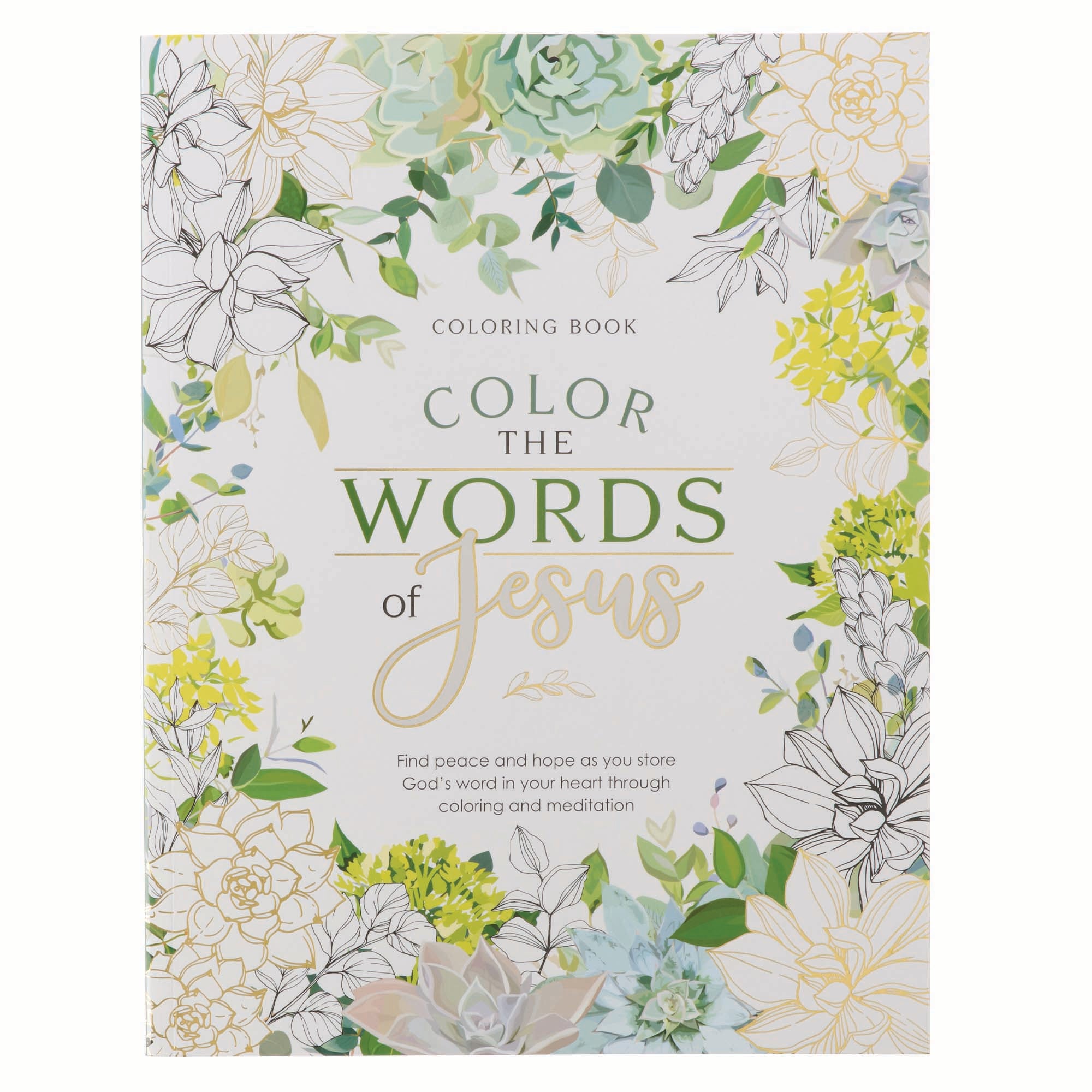 Color the Words of Jesus (Adult Coloring Books Series)