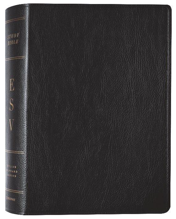 ESV Study Bible Black (Black Letter Edition)