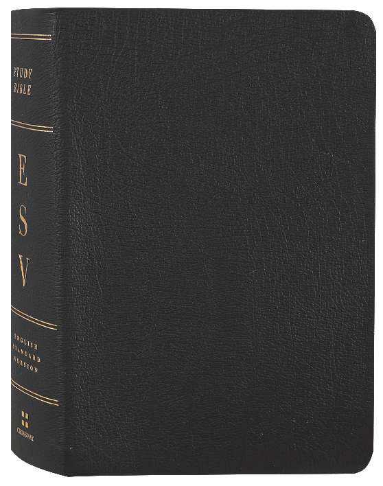 ESV Study Bible Personal Size Black (Black Letter Edition)
