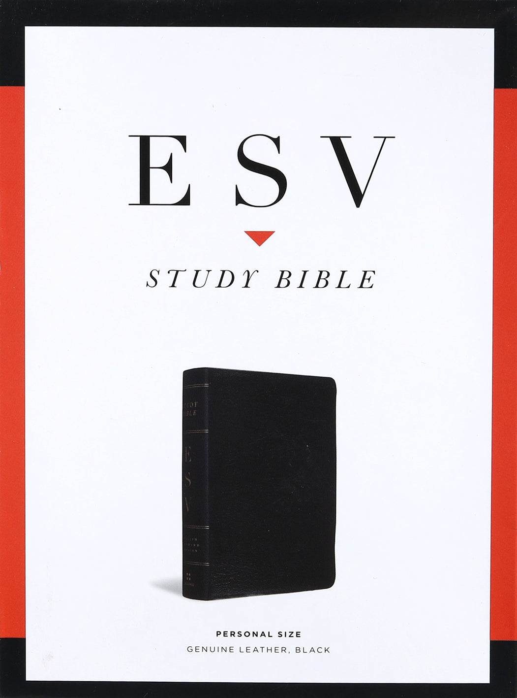 ESV Study Bible Personal Size Black (Black Letter Edition)