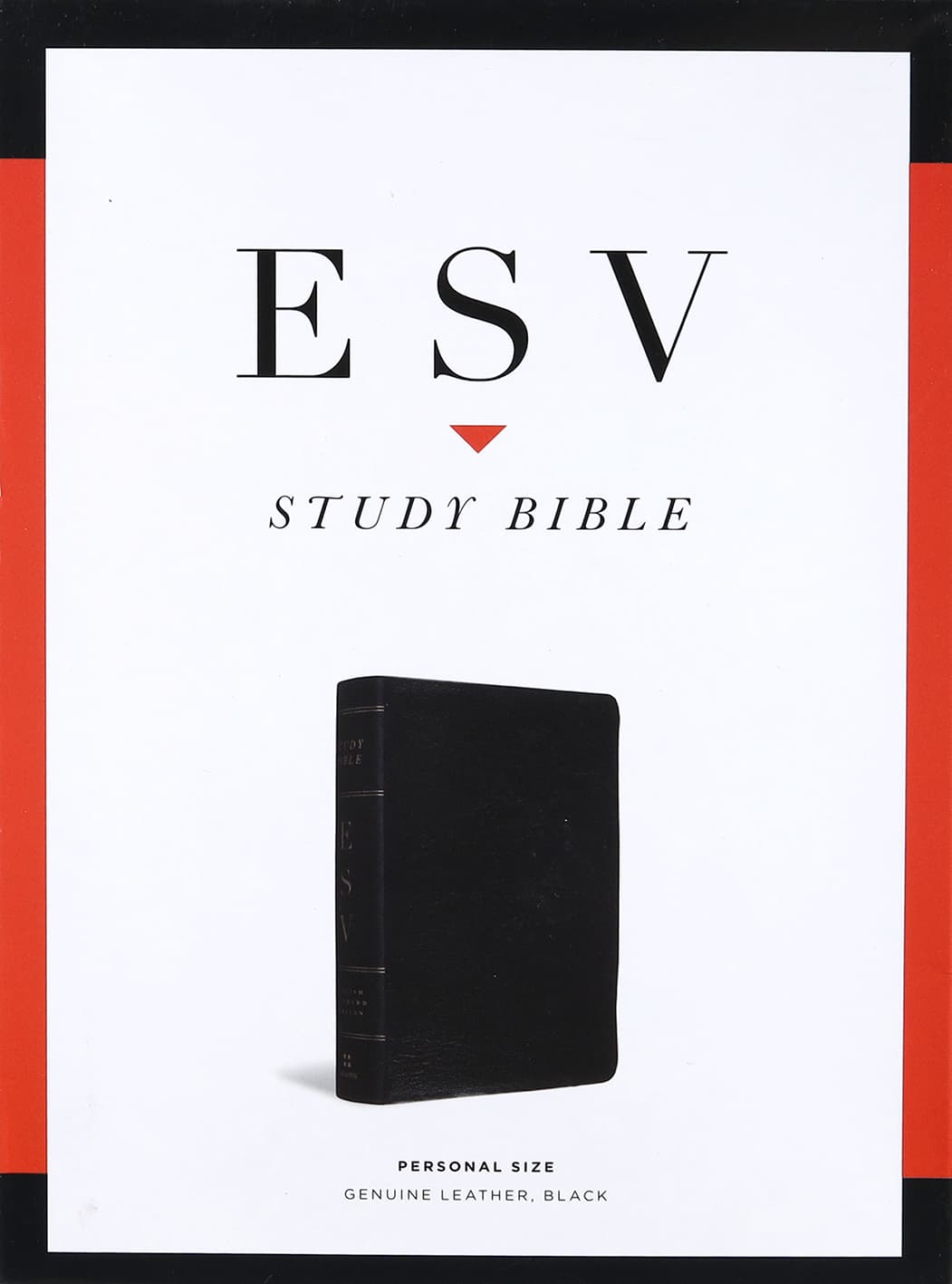 ESV Study Bible Personal Size Black (Black Letter Edition)