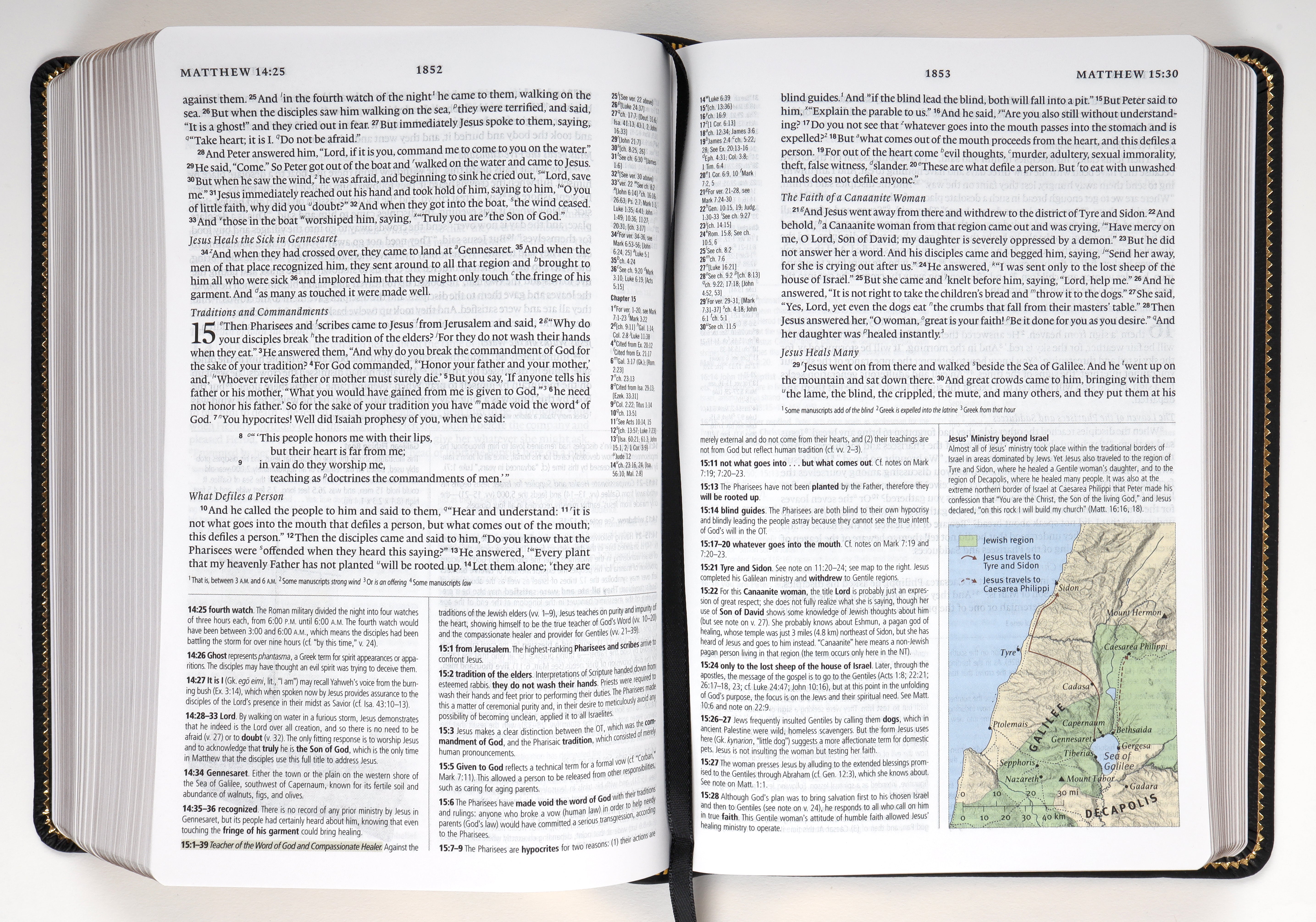 ESV Study Bible Personal Size Black (Black Letter Edition)