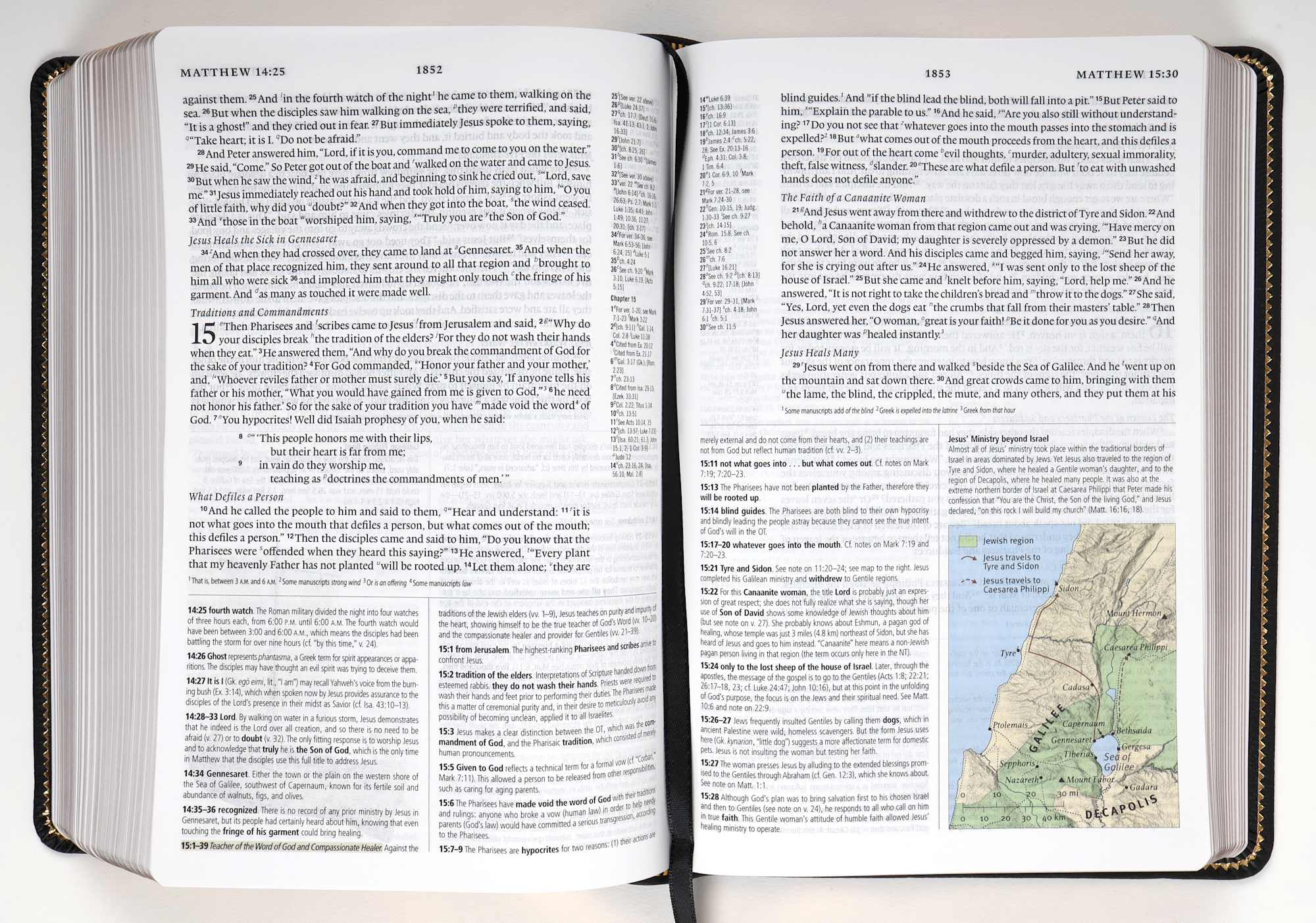 ESV Study Bible Personal Size Black (Black Letter Edition)