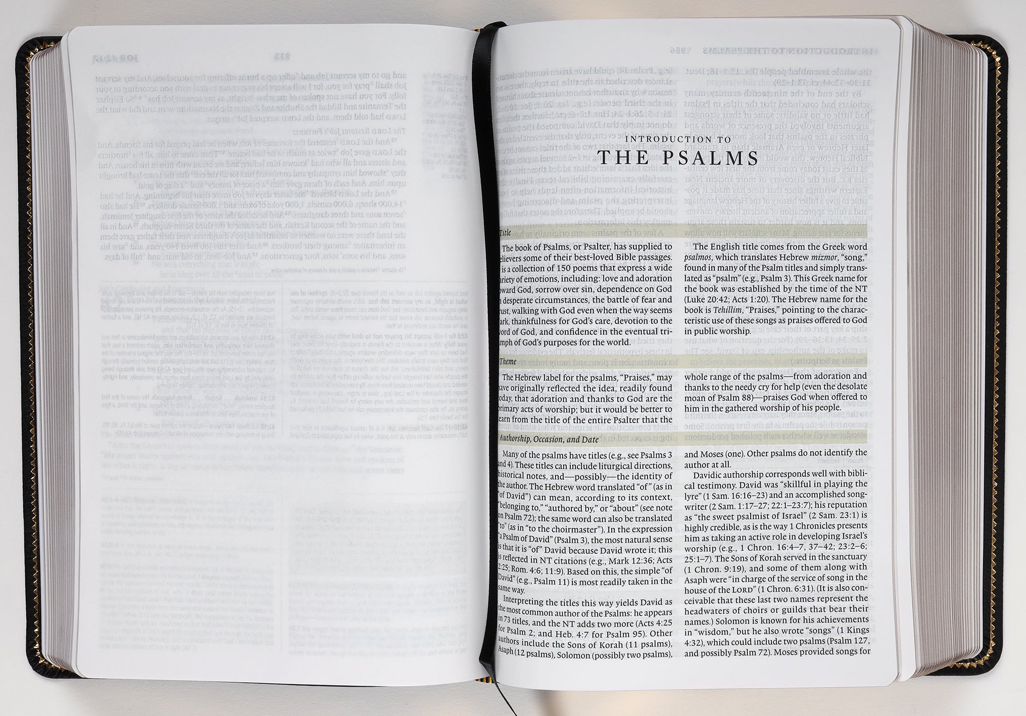 ESV Study Bible Personal Size Black (Black Letter Edition)
