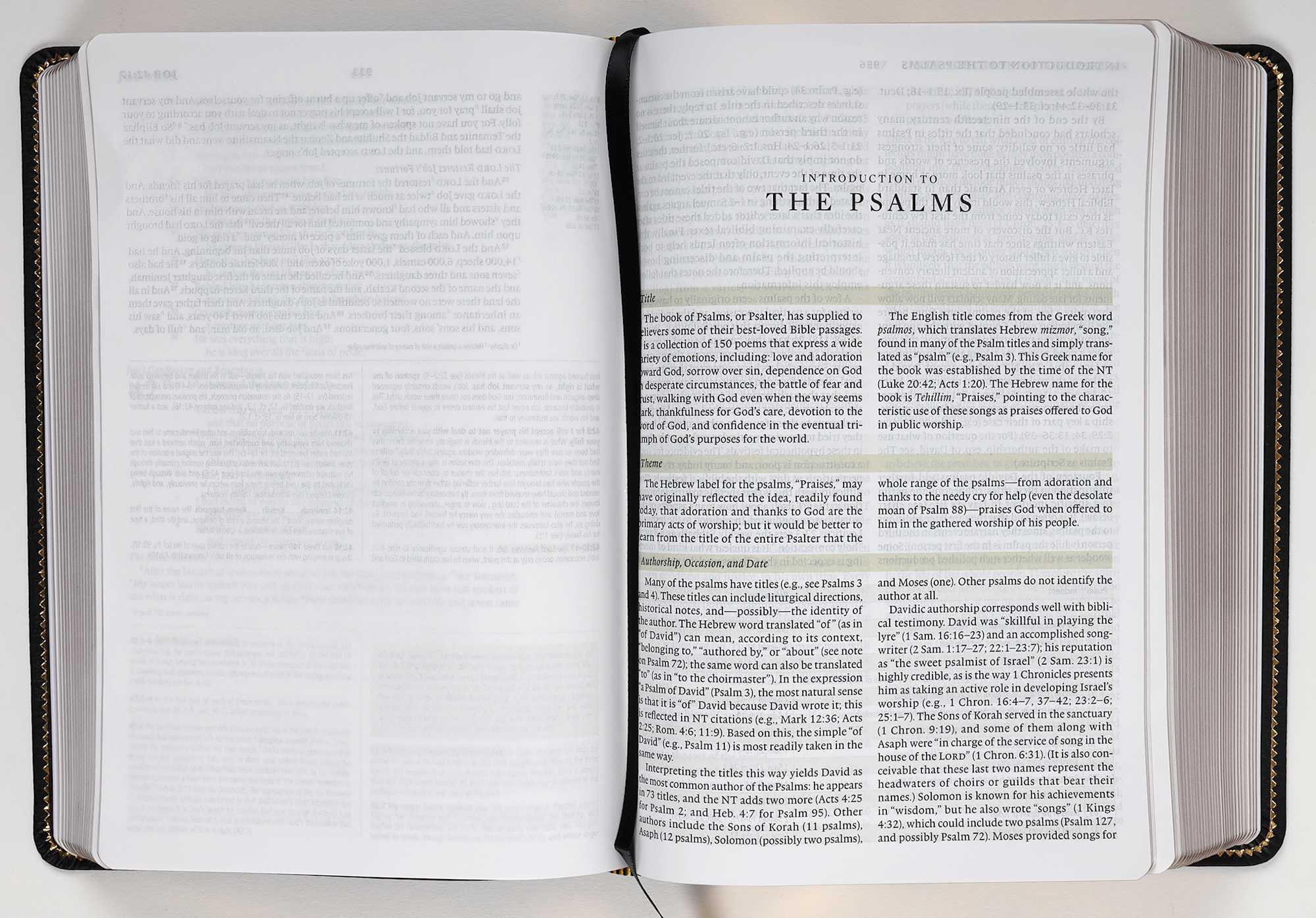 ESV Study Bible Personal Size Black (Black Letter Edition)
