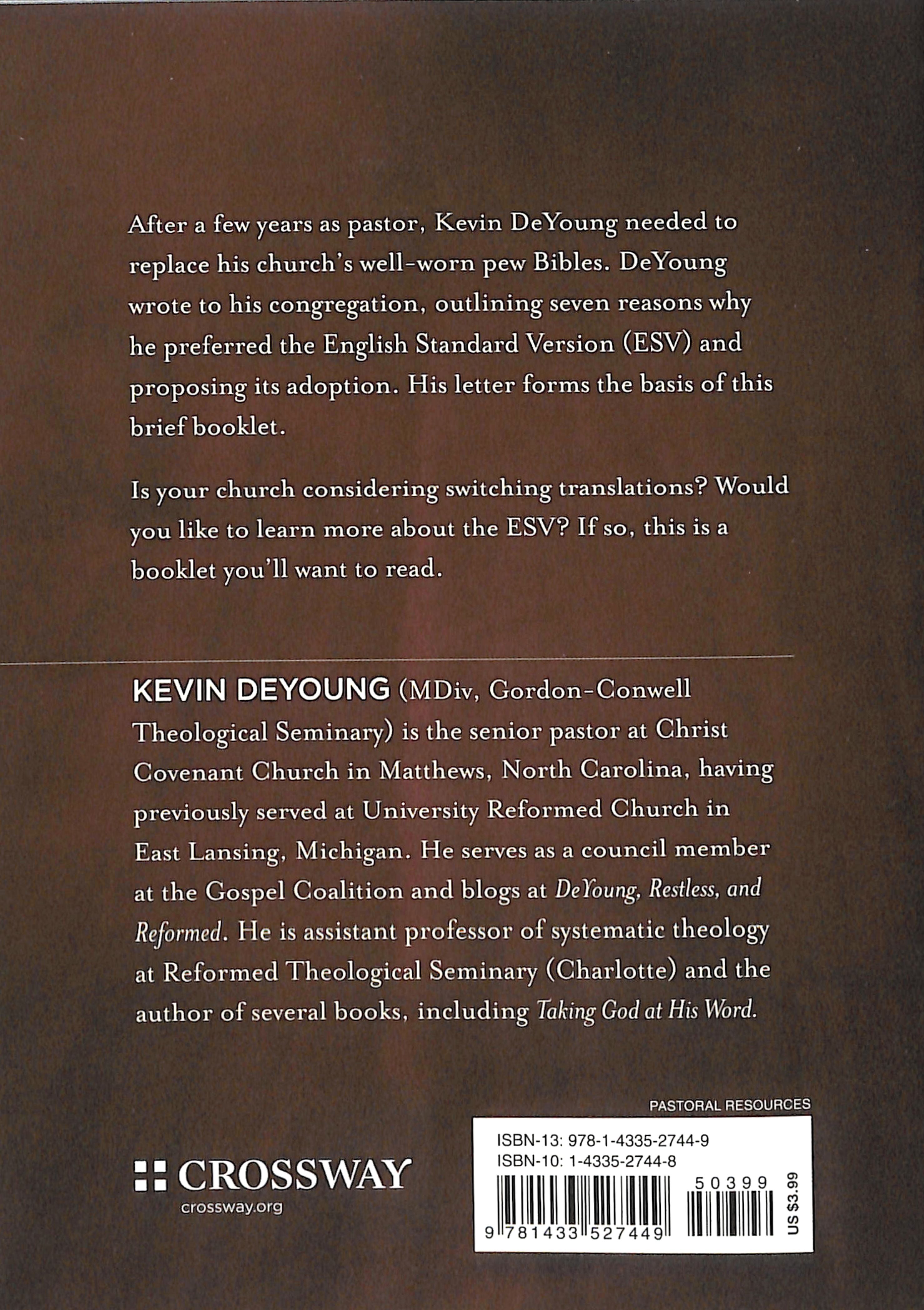 Why Our Church Switched to the ESV