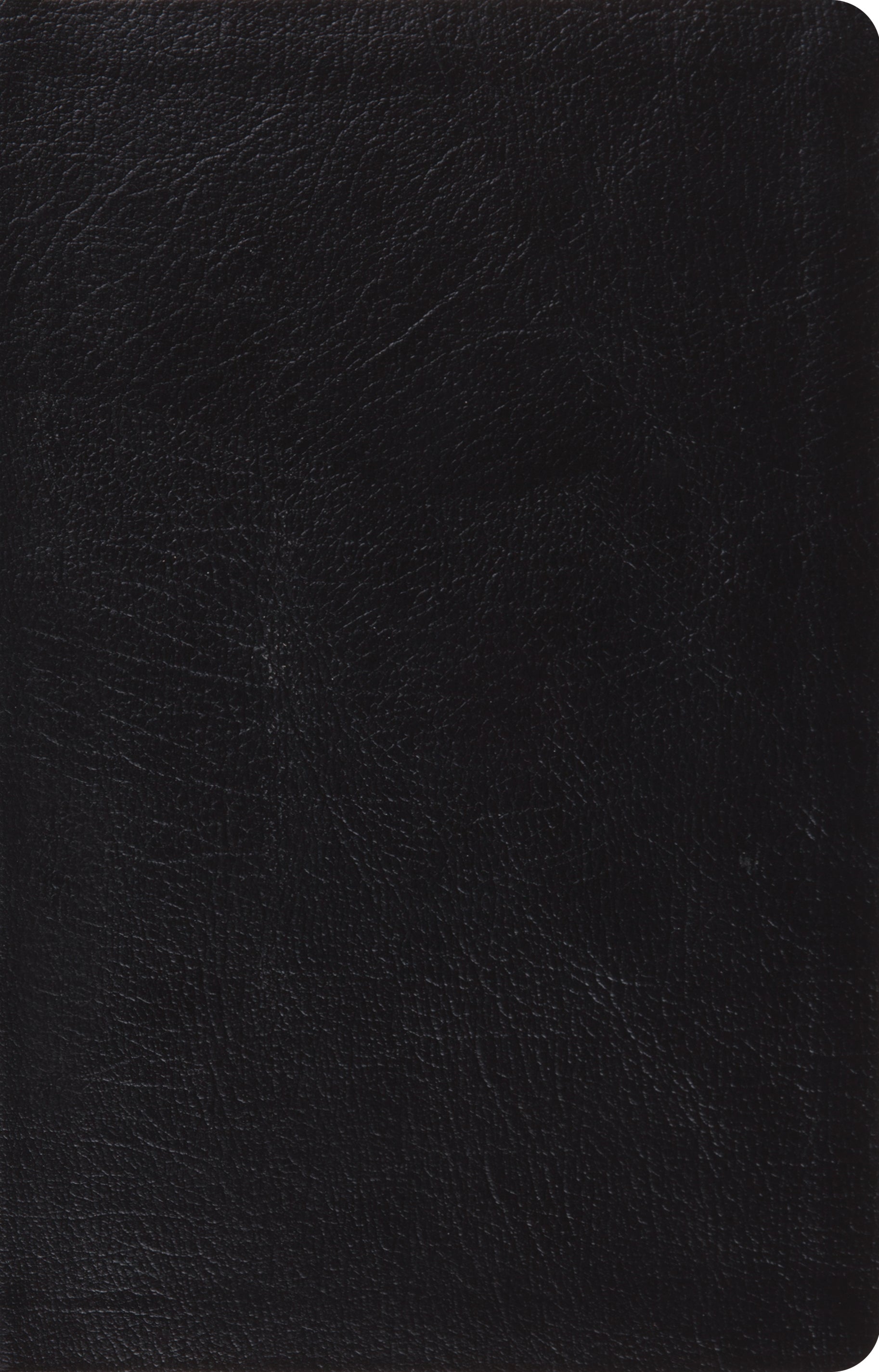 ESV Large Print Thinline Reference Bible Black (Black Letter Edition)