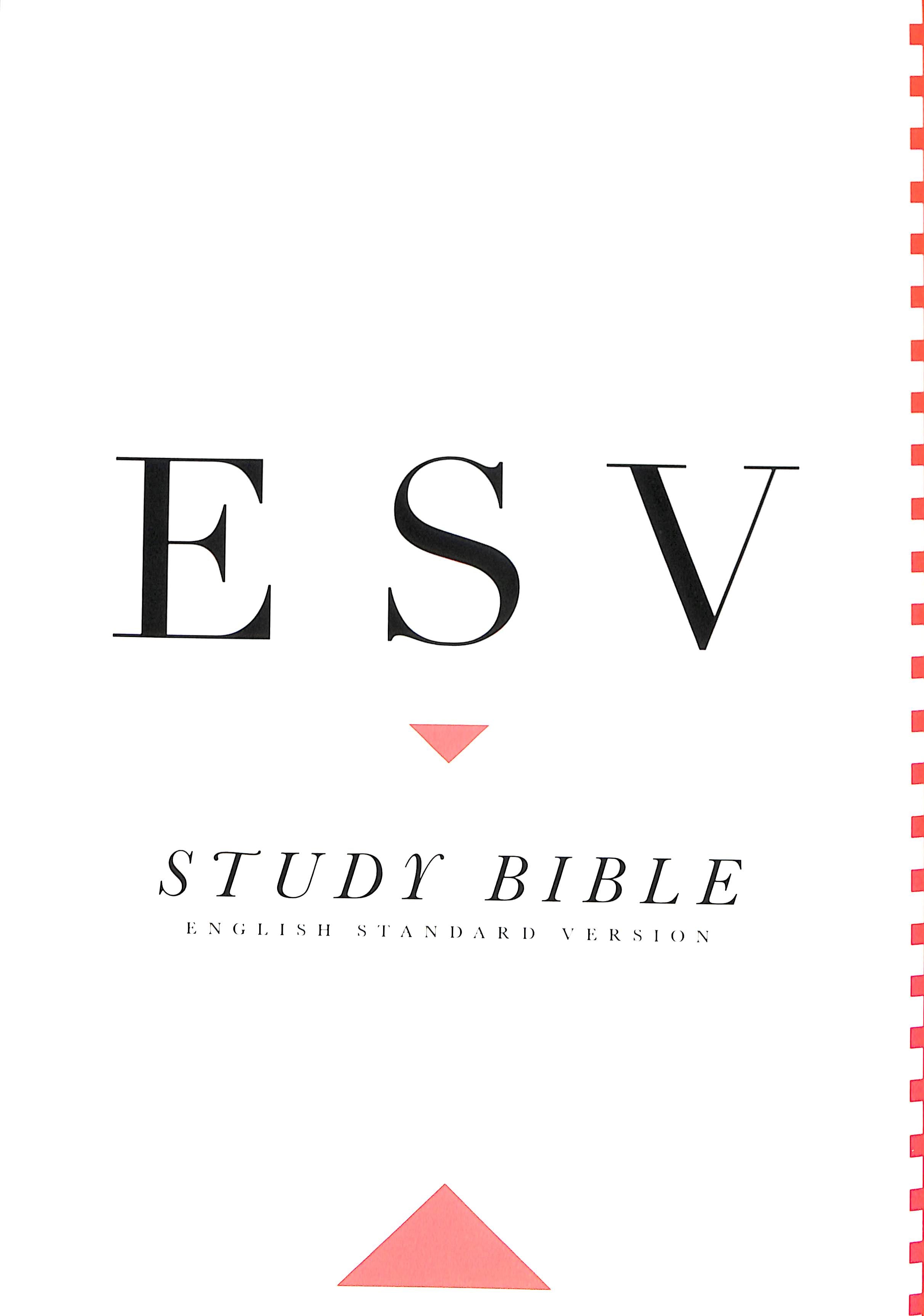 ESV Study Bible Indexed (Black Letter Edition)
