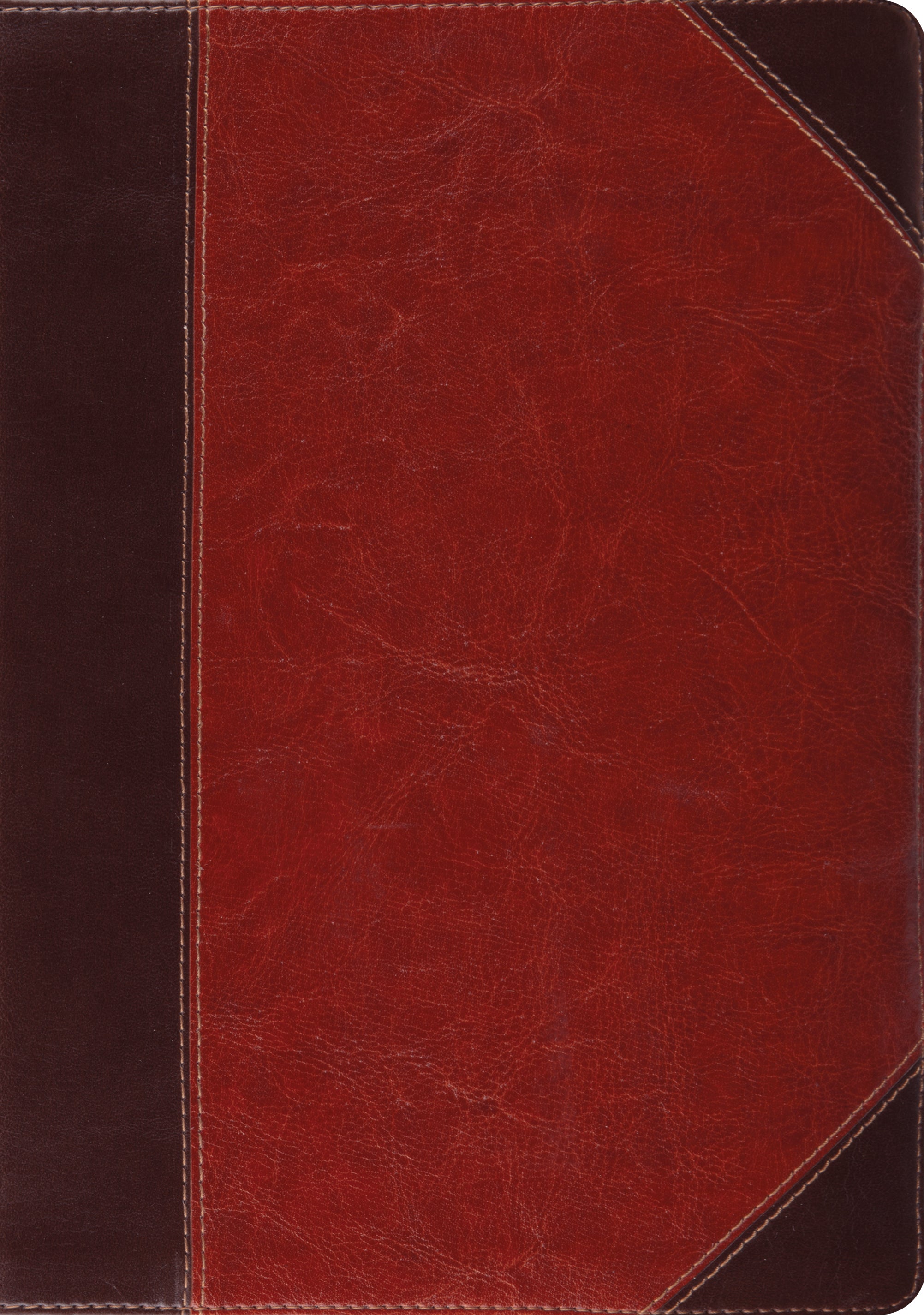 ESV Study Bible Trutone Brown/Cordovan Portfolio Design Indexed (Black Letter Edition)