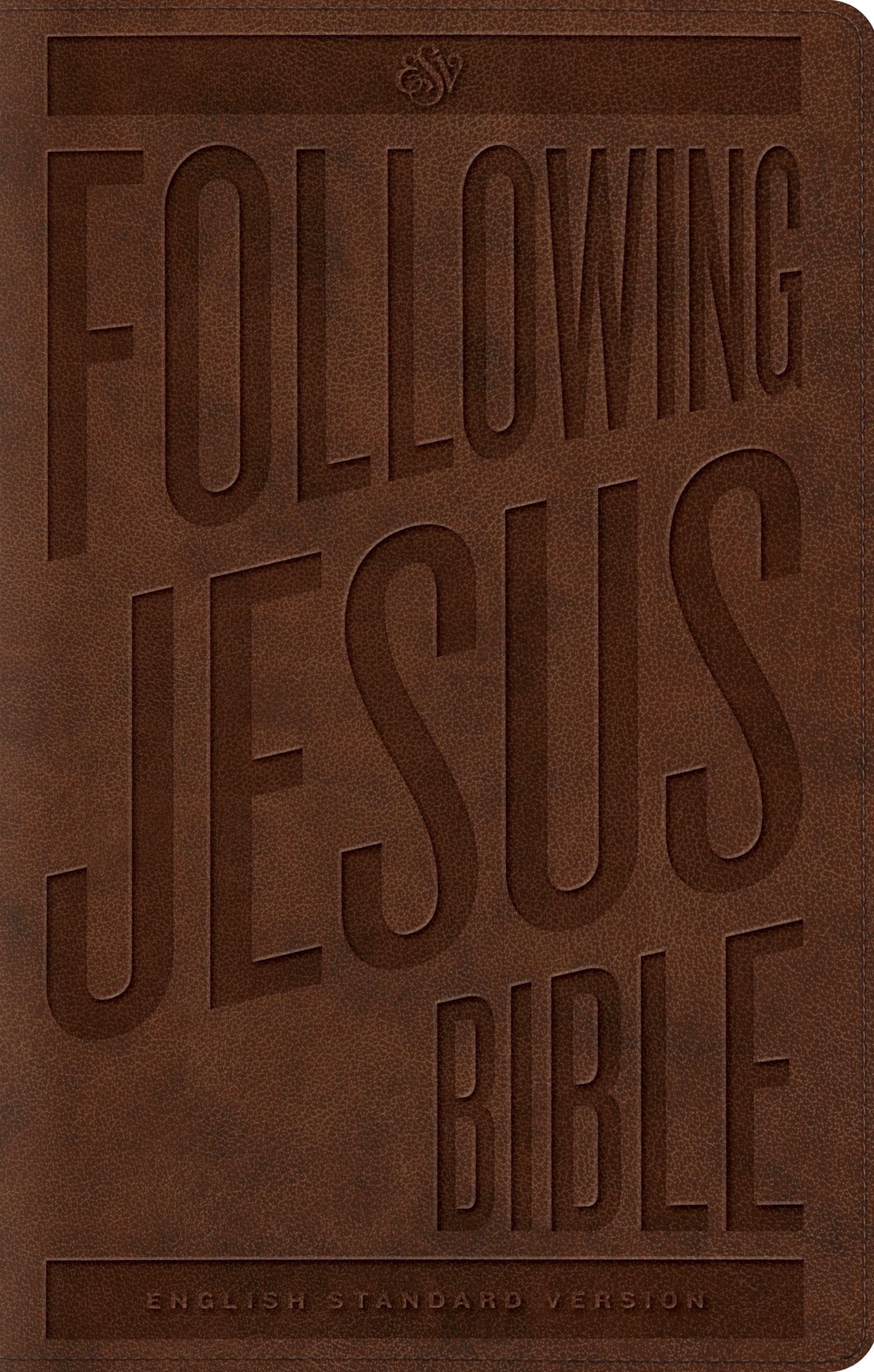 ESV Following Jesus Bible Trutone Brown (Black Letter Edition)