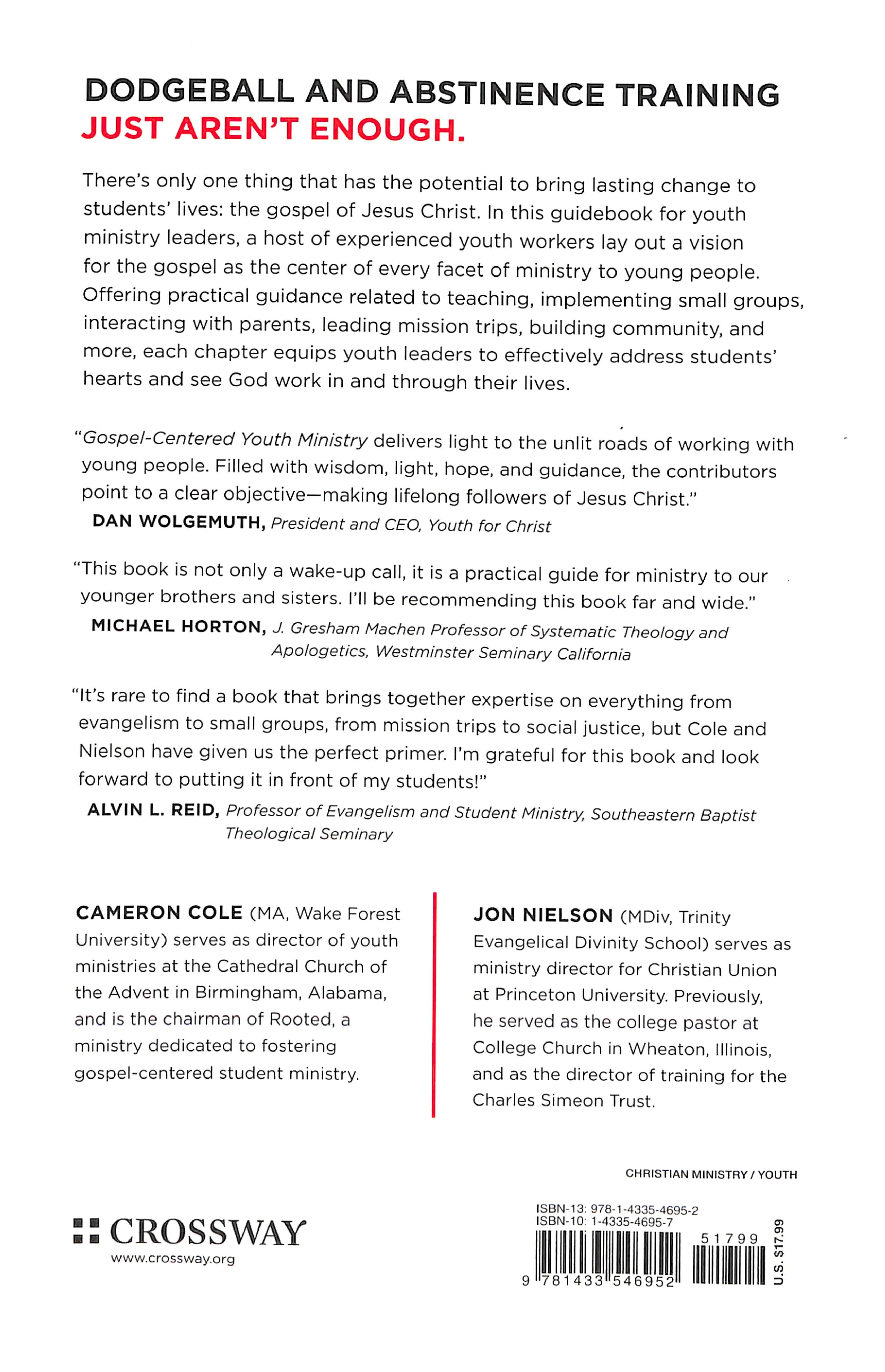 Gospel-Centered Youth Ministry
