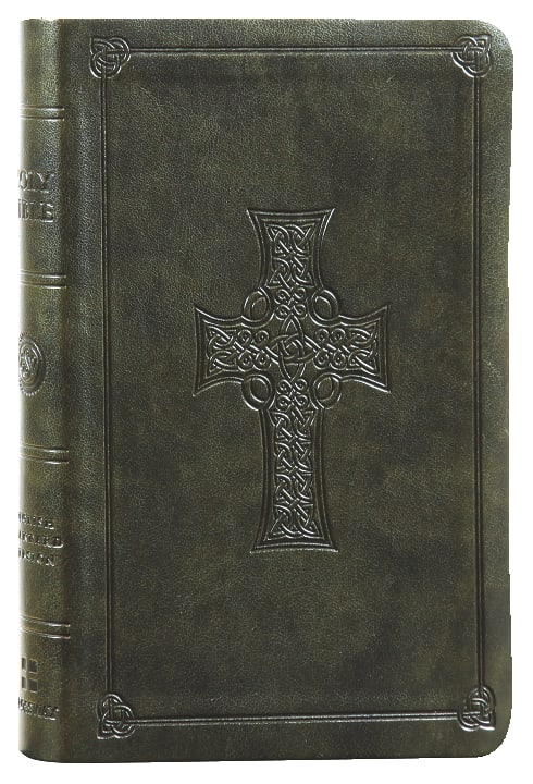 ESV Value Compact Bible Olive Celtic Cross Trutone (Black Letter Edition)