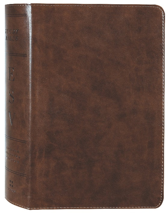 ESV Study Bible Personal Size Brown Trutone (Black Letter Edition)