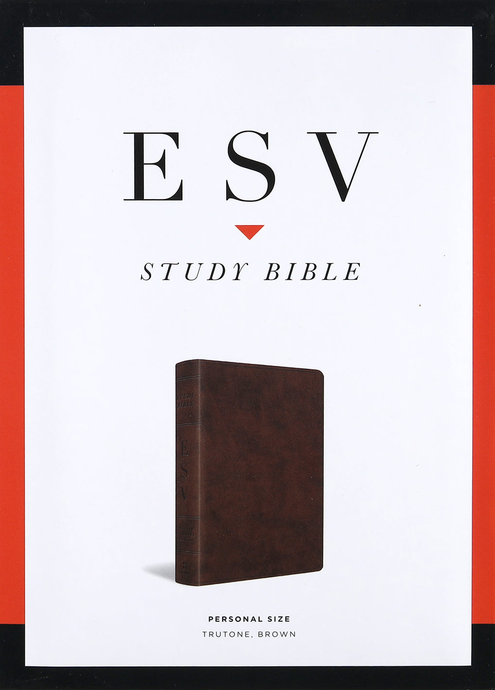 ESV Study Bible Personal Size Brown Trutone (Black Letter Edition)