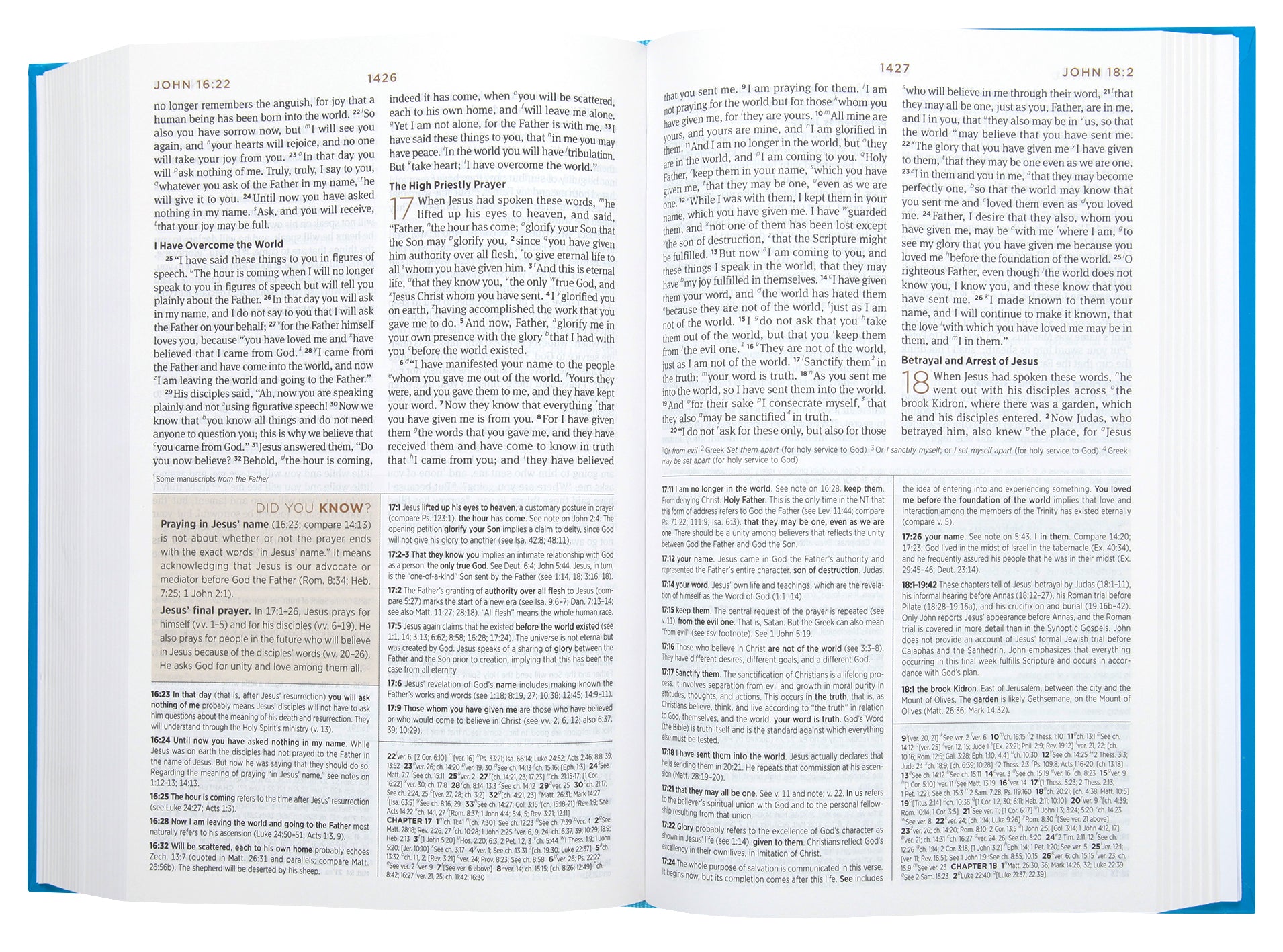 ESV Student Study Bible Light Blue (Black Letter Edition)