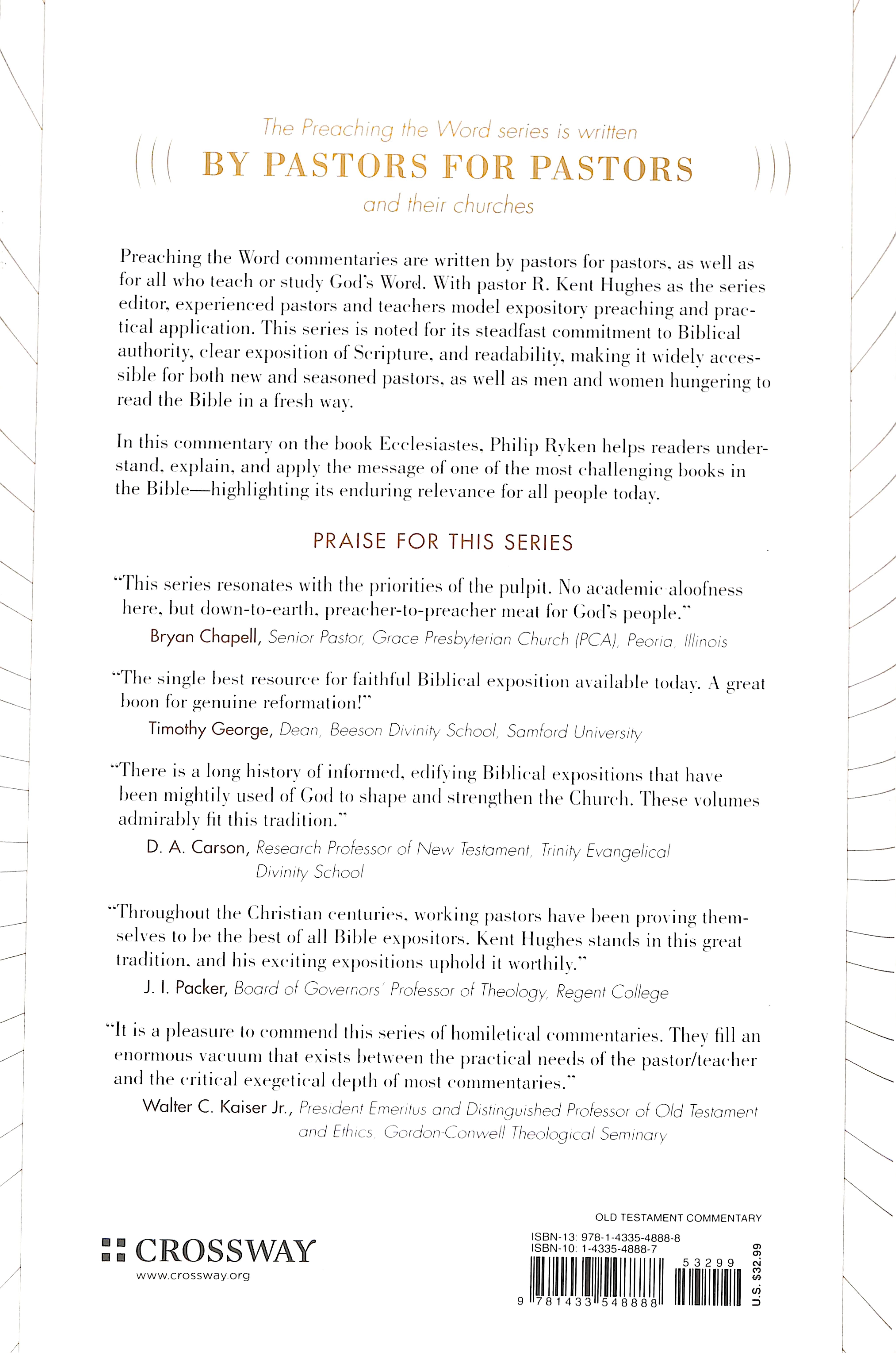 Ecclesiastes - Why Everything Matters (Redesign) (Preaching The Word Series)