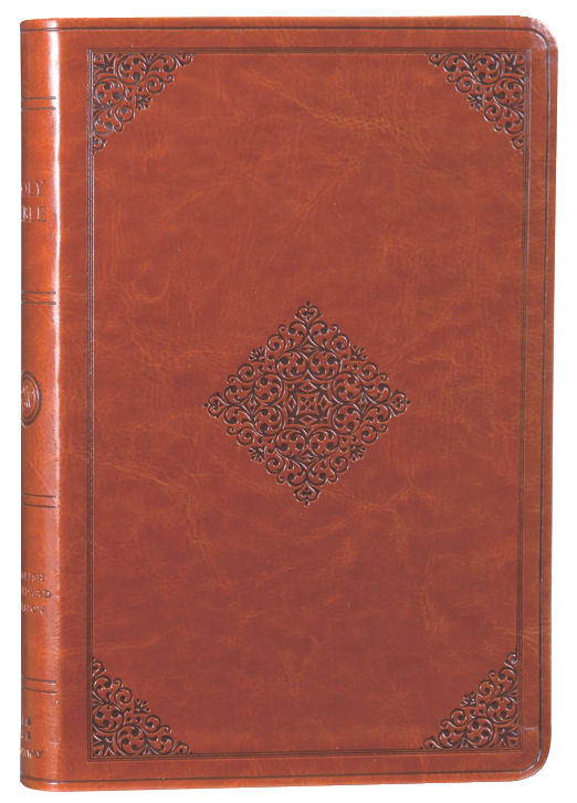 ESV Large Print Value Thinline Bible Tan Ornament (Black Letter Edition)