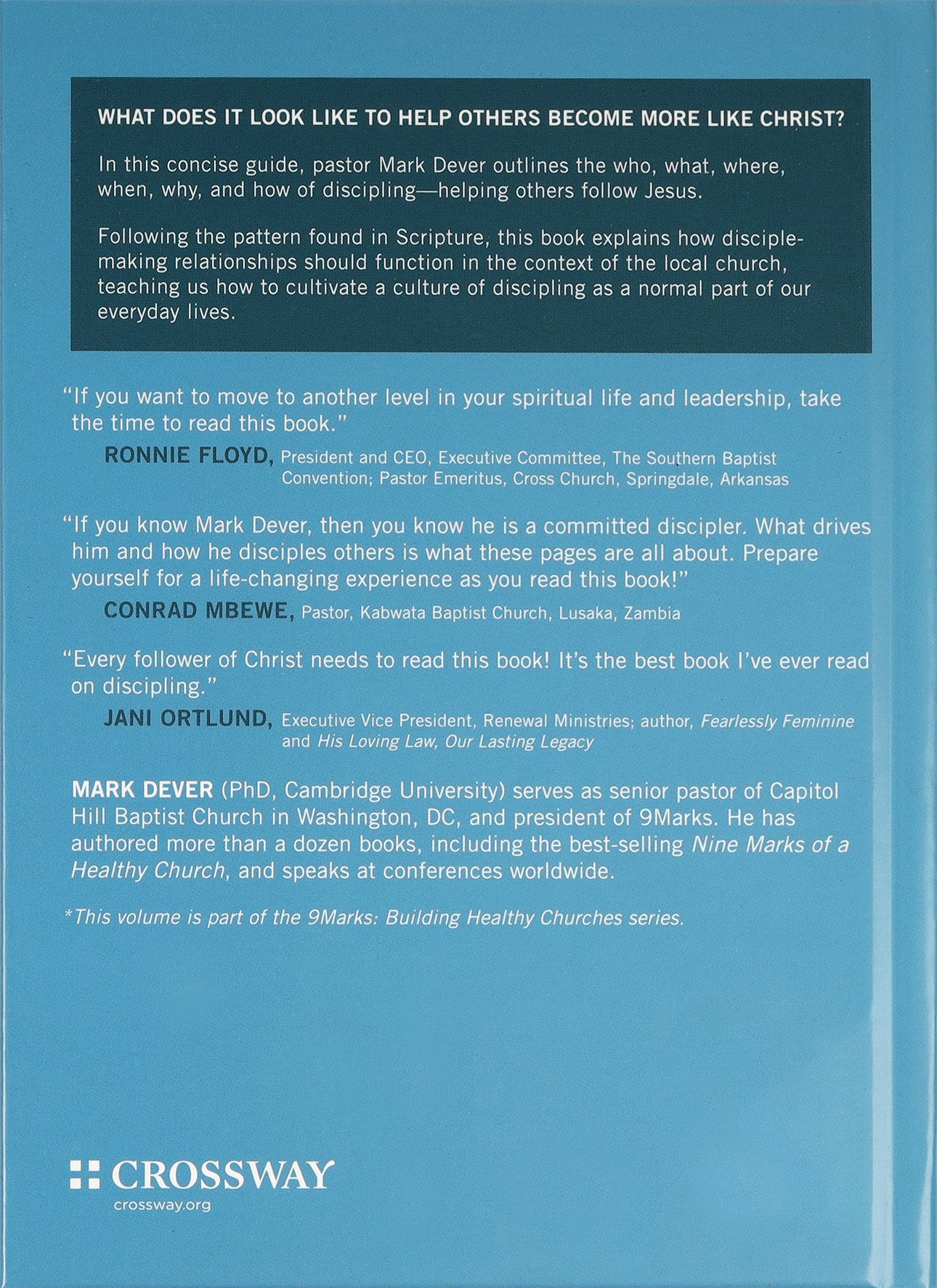 Discipling - How to Help Others Follow Jesus (9marks Building Healthy Churches Series)
