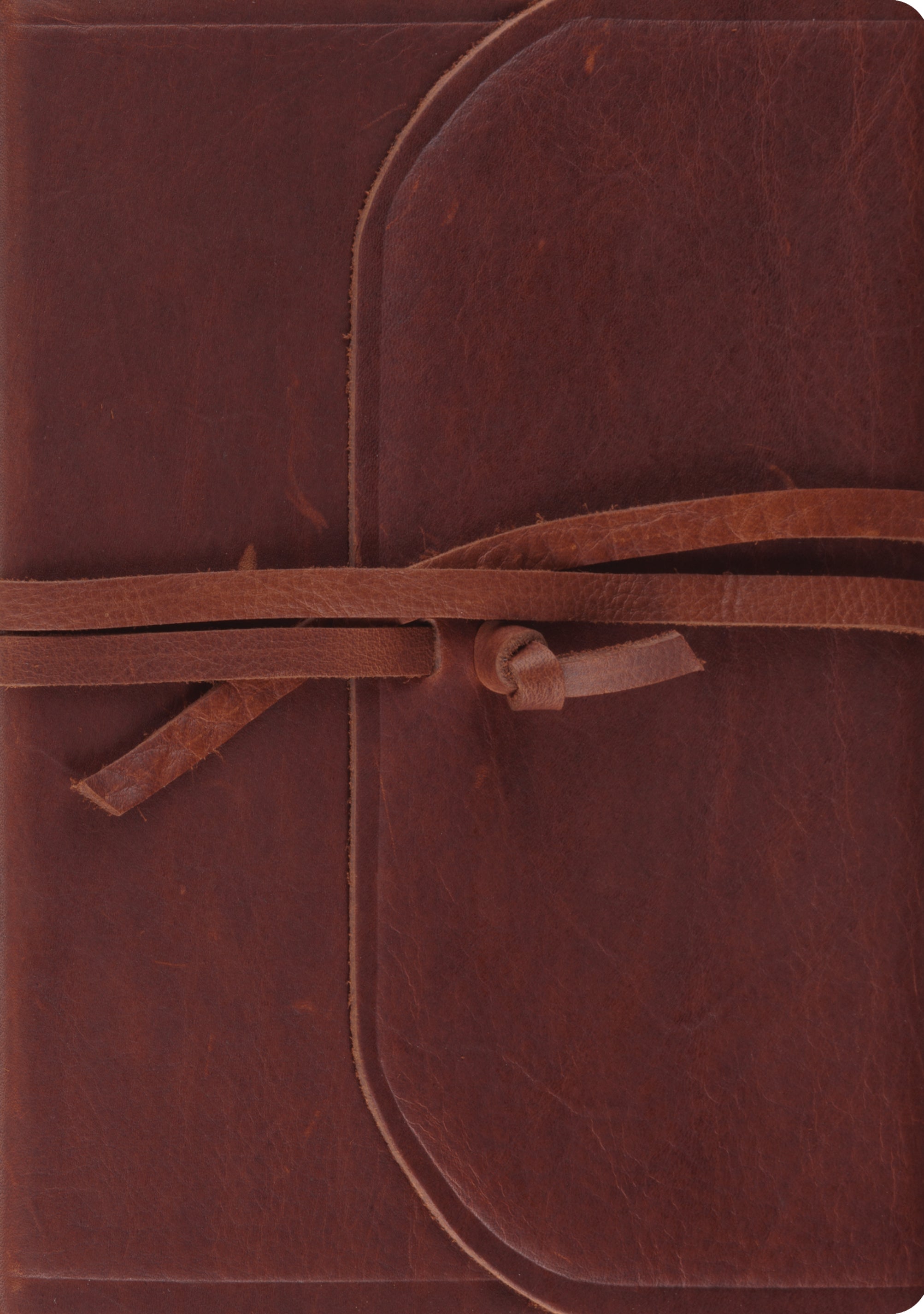 ESV Journaling Bible Interleaved Edition Brown Flap With Strap (Black Letter Edition)