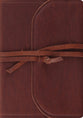 ESV Journaling Bible Interleaved Edition Brown Flap With Strap (Black Letter Edition)