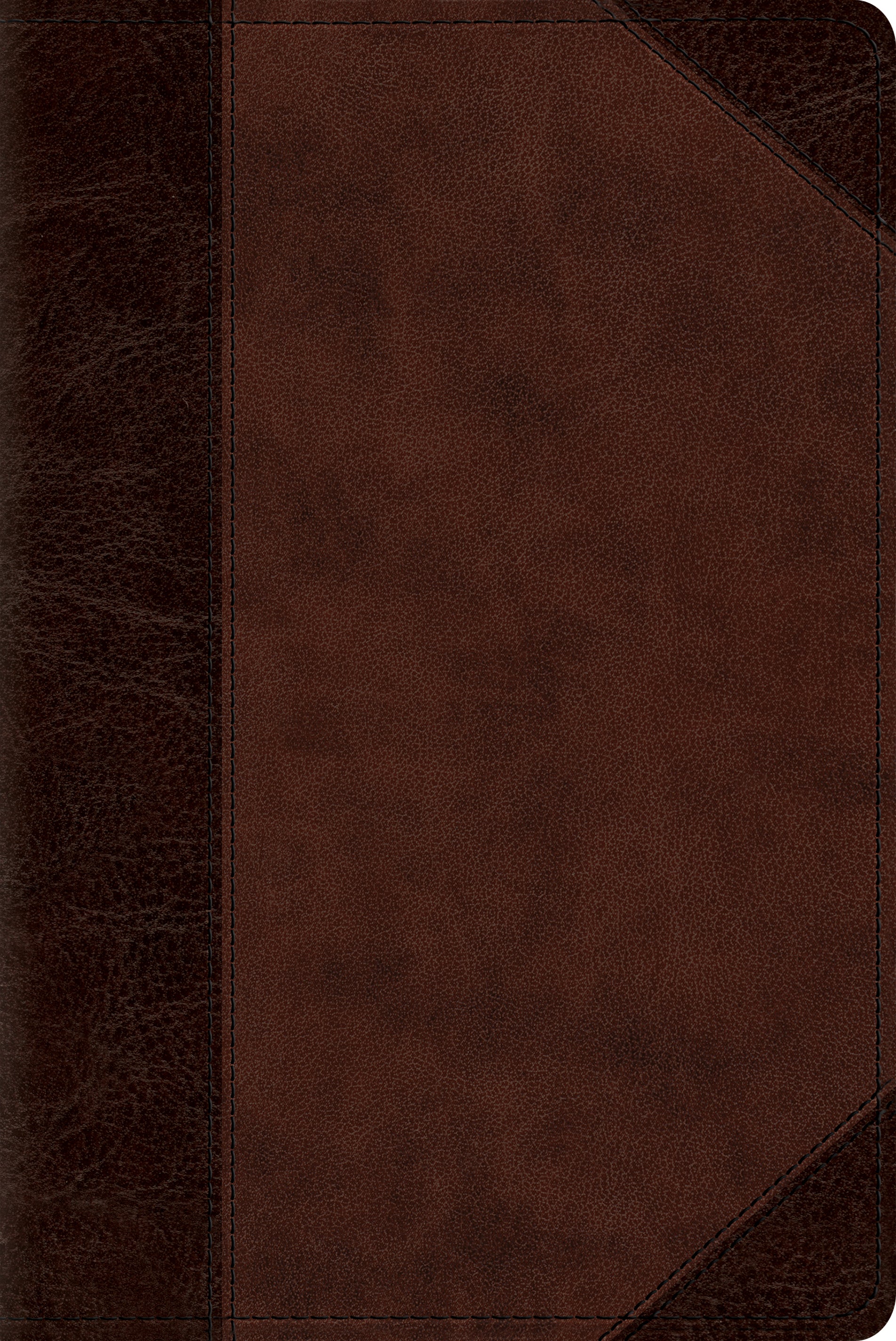 ESV Personal Reference Bible Trutone Brown/Walnut Portfolio Design (Black Letter Edition)