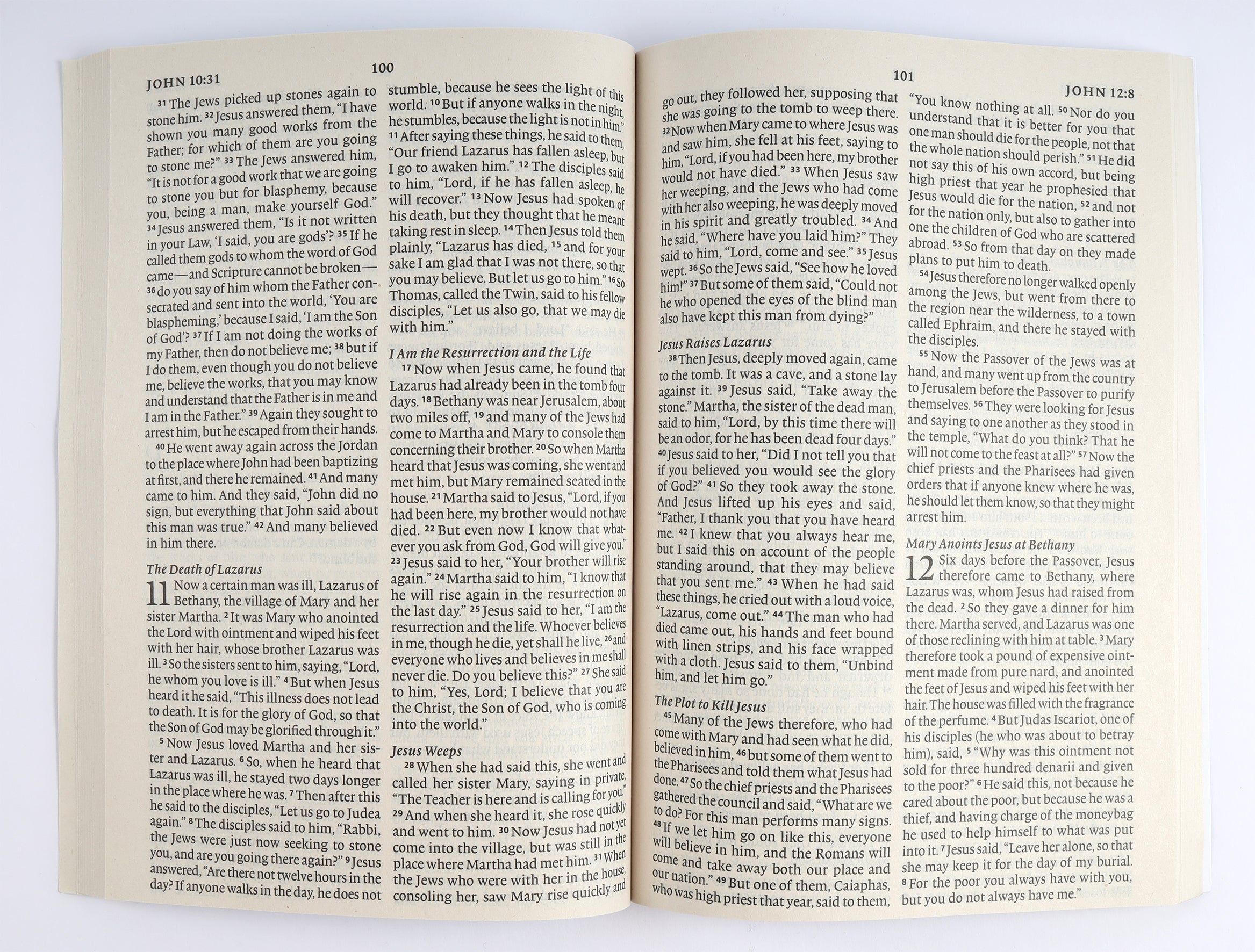 ESV Outreach New Testament Blue Large Print (Black Letter Edition)