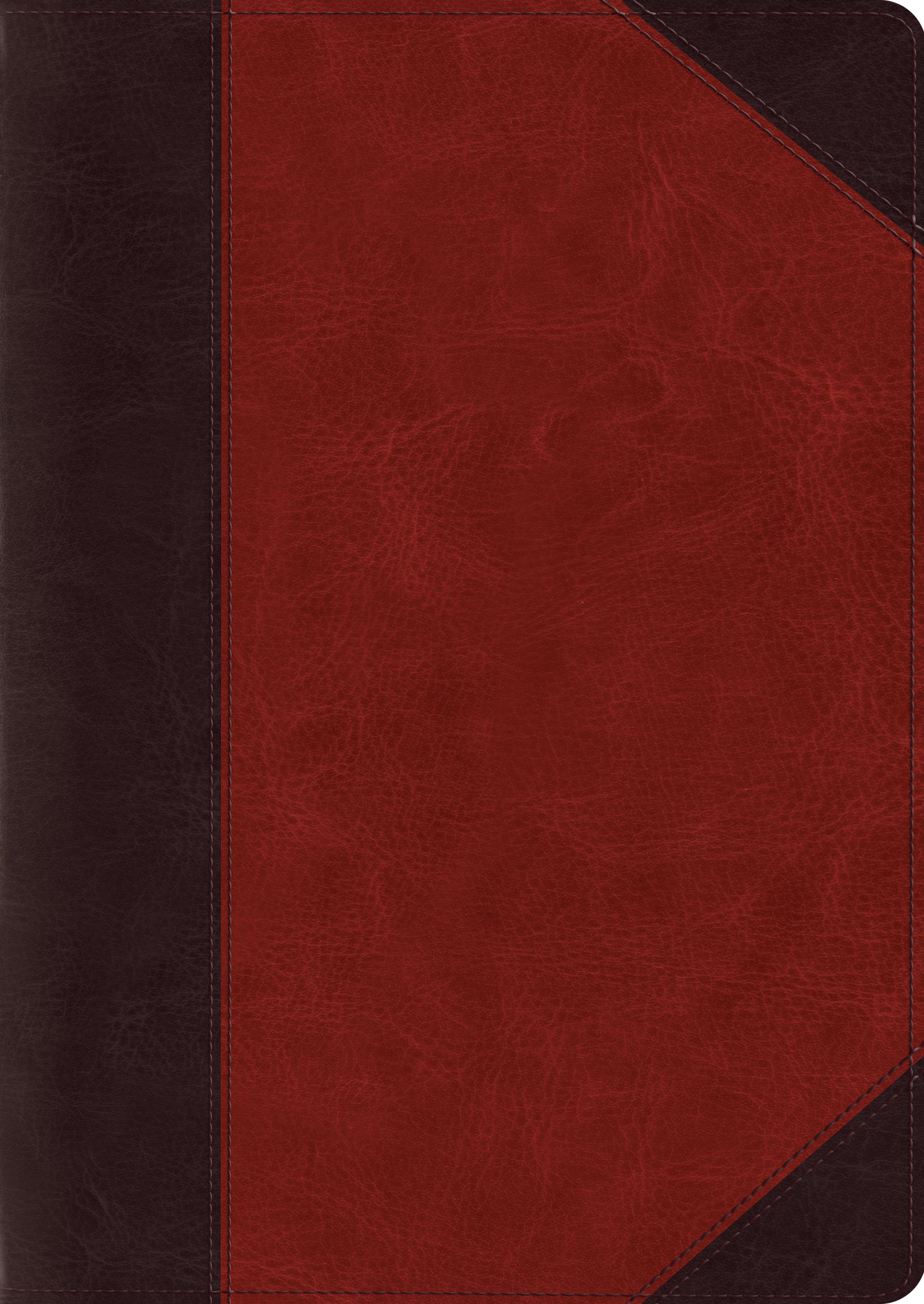 ESV Study Bible Large Print Brown/Cordovan Portfolio Design (Black Letter Edition)