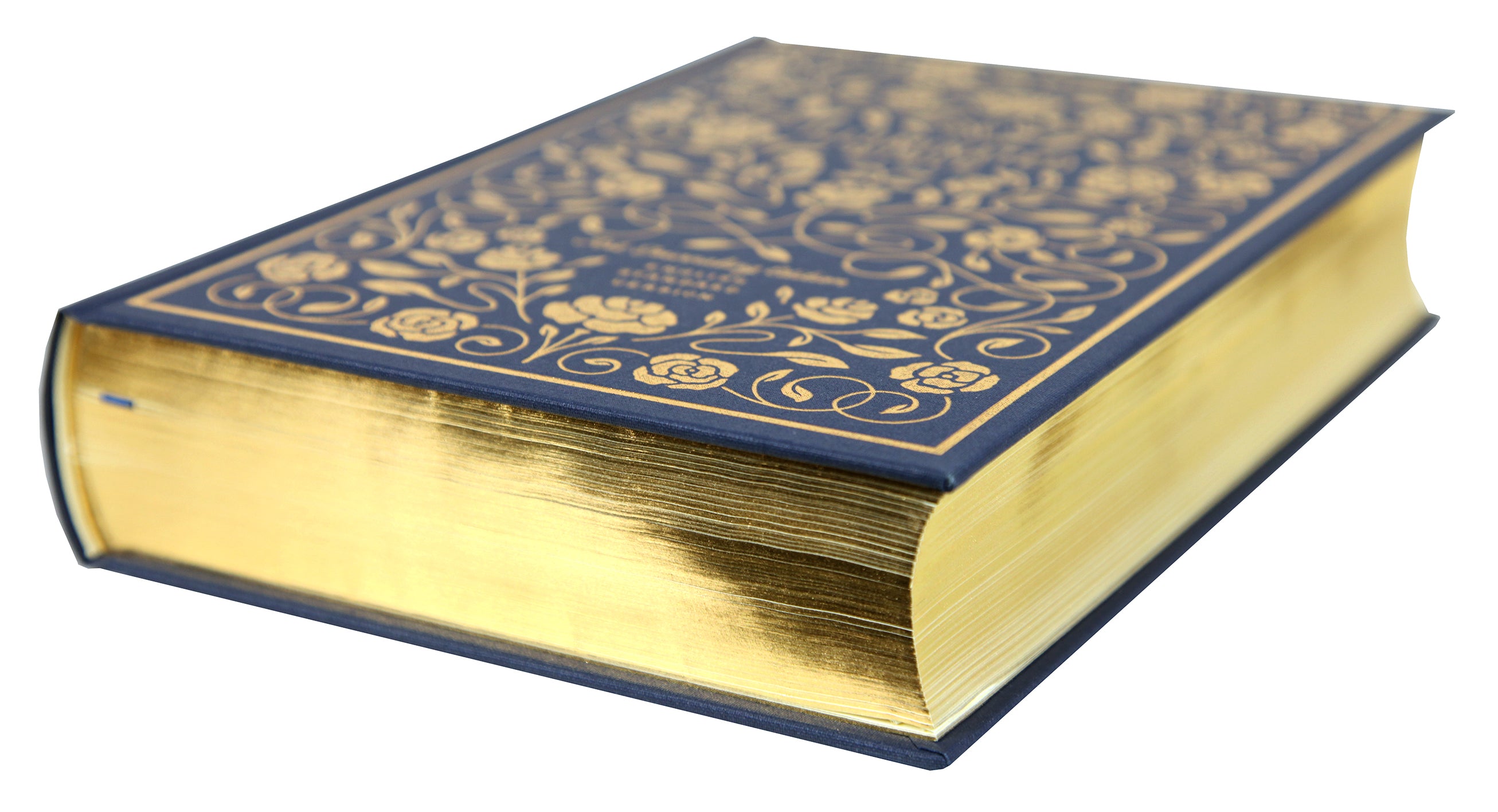 ESV Illuminated Bible Art Journaling Edition Blue With Slipcase (Black Letter Edition)