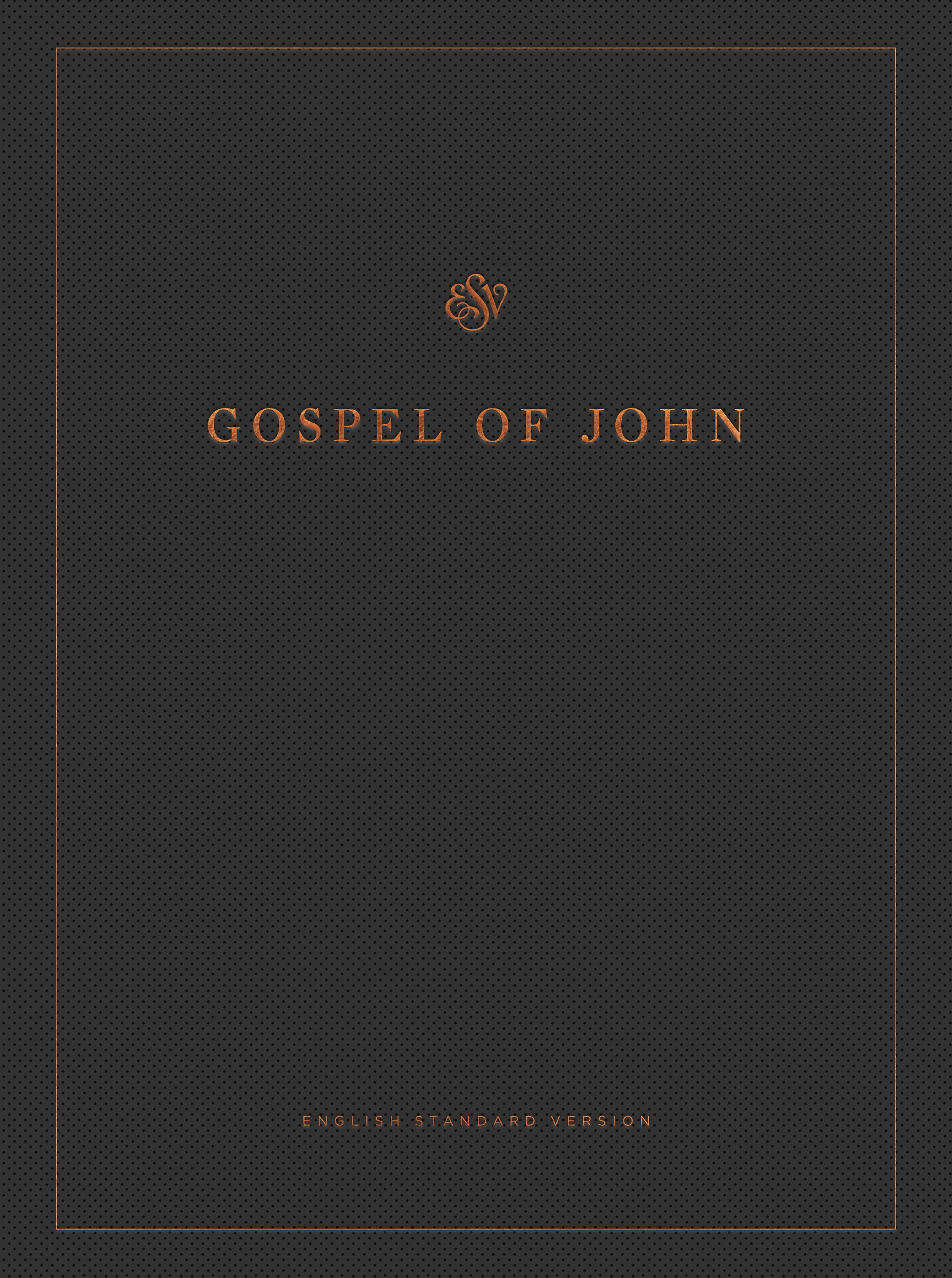 ESV Gospel of John Reader's Edition Large Print (Black Letter Edition)