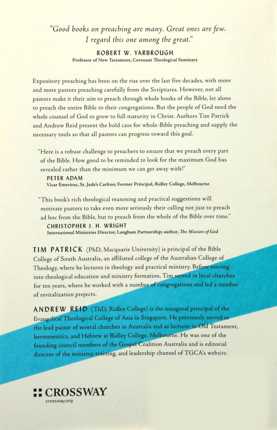 The Whole Counsel of God: Why and How to Preach the Entire Bible